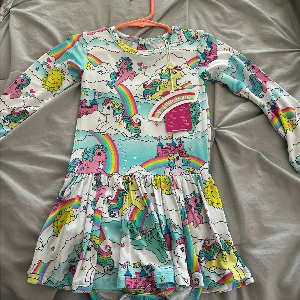 Colorful Unicorn Kids Dress